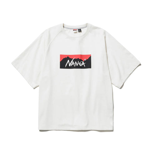 NANGA ECO HYBRID BOX LOGO LOOSE FIT TEE